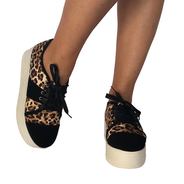 Tenis plataforma animal store print