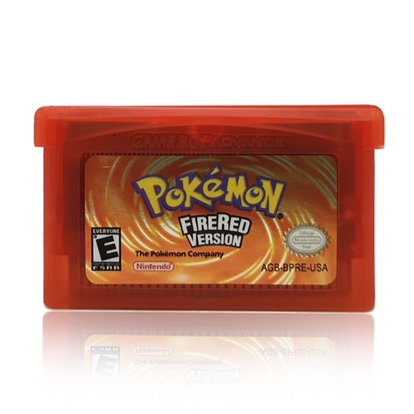 Pokemon Firered Fire Red Fogo Vermelho em Inglês Game Boy Advance Gba Nds  Lite Repro