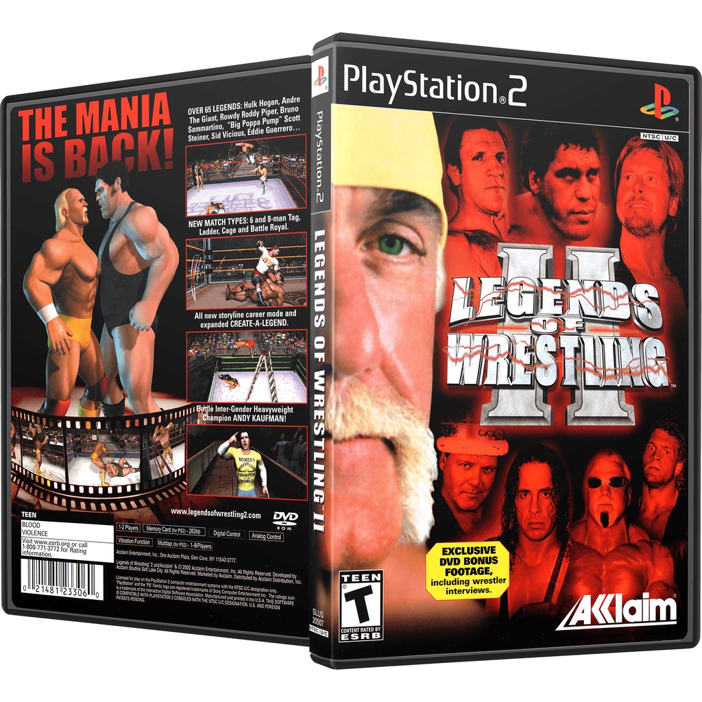 Legends of Wrestling II (USA) para ps2 | Shopee Brasil
