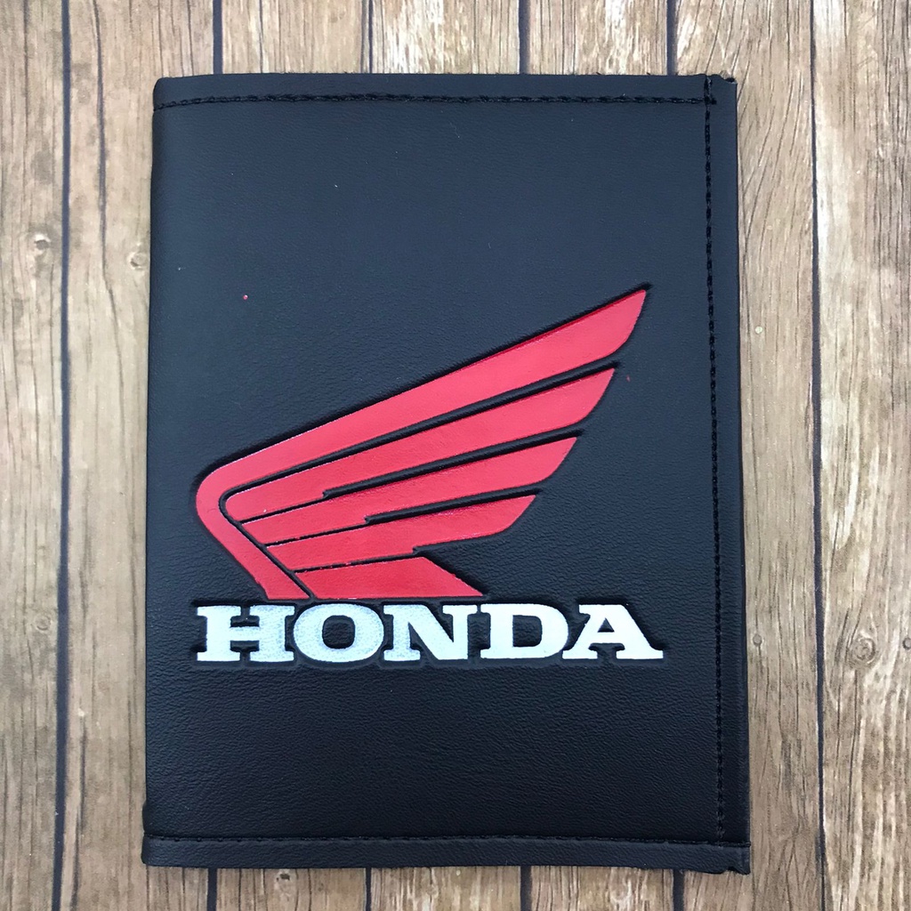 Carteira Porta Documentos Honda Motos Vermelha