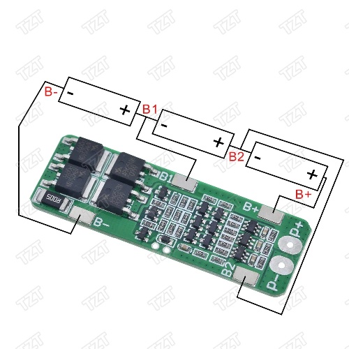 Proteção 3s Bms Para 3x Baterias 18650 Li-ion 20a
