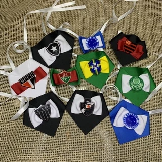 Gravata e Laço Pet Personalizada com seu Time, Super Heróis, Harry Potter.