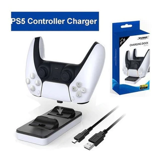 Base Dupla Para Carregar Controle Dualsense 5 Ps5 DOBE