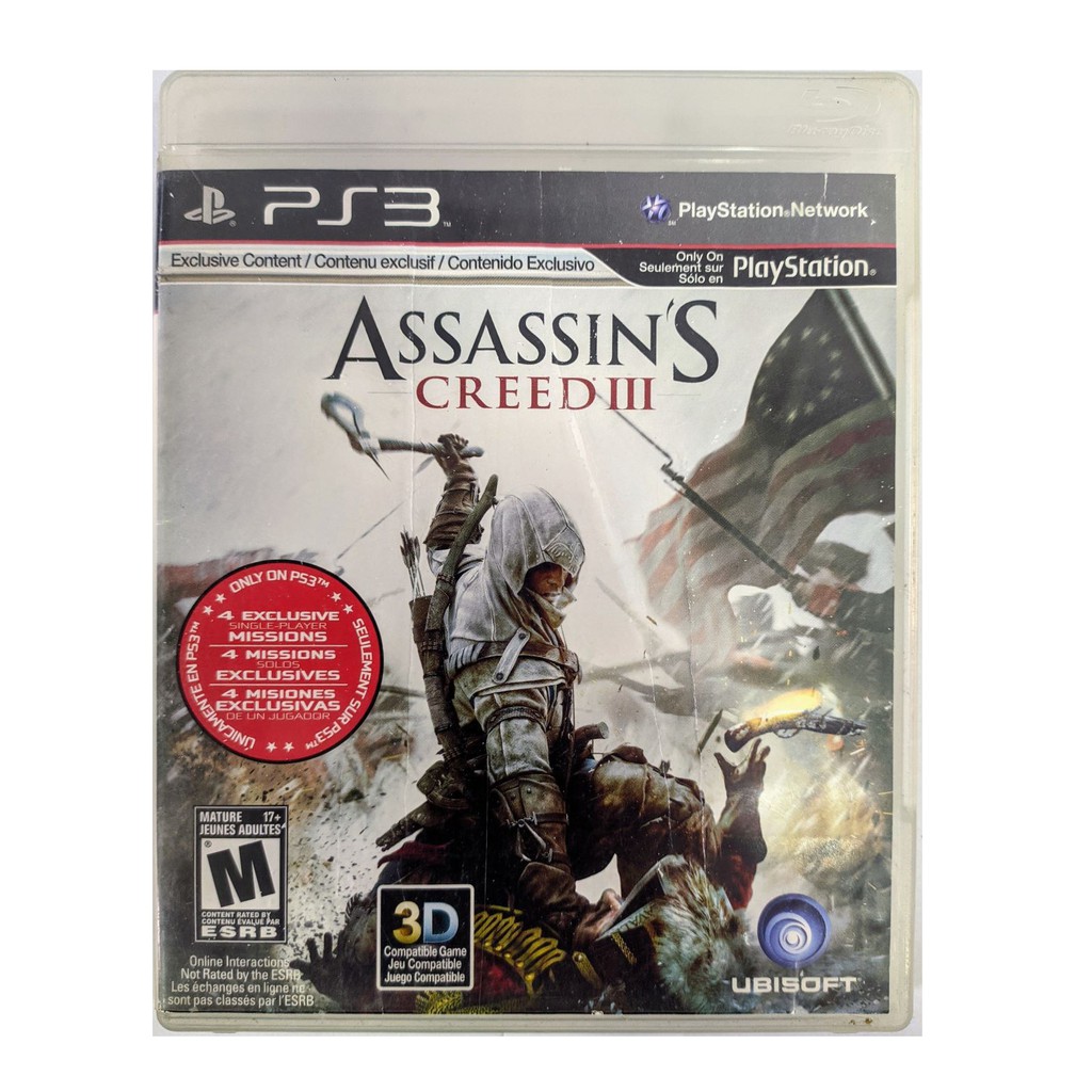 Jogo Assassins Creed 1 Playstation 3 Ps3 Mídia Física Original