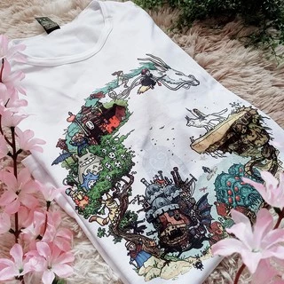Camiseta Unissex Aesthetic Studio Ghibli