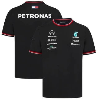 Mercedes AMG Petronas F1 2022 Team T-Shirt Formula One Racing Men Tshirts Summer Short Sleeve Women Clothes Tees Tops