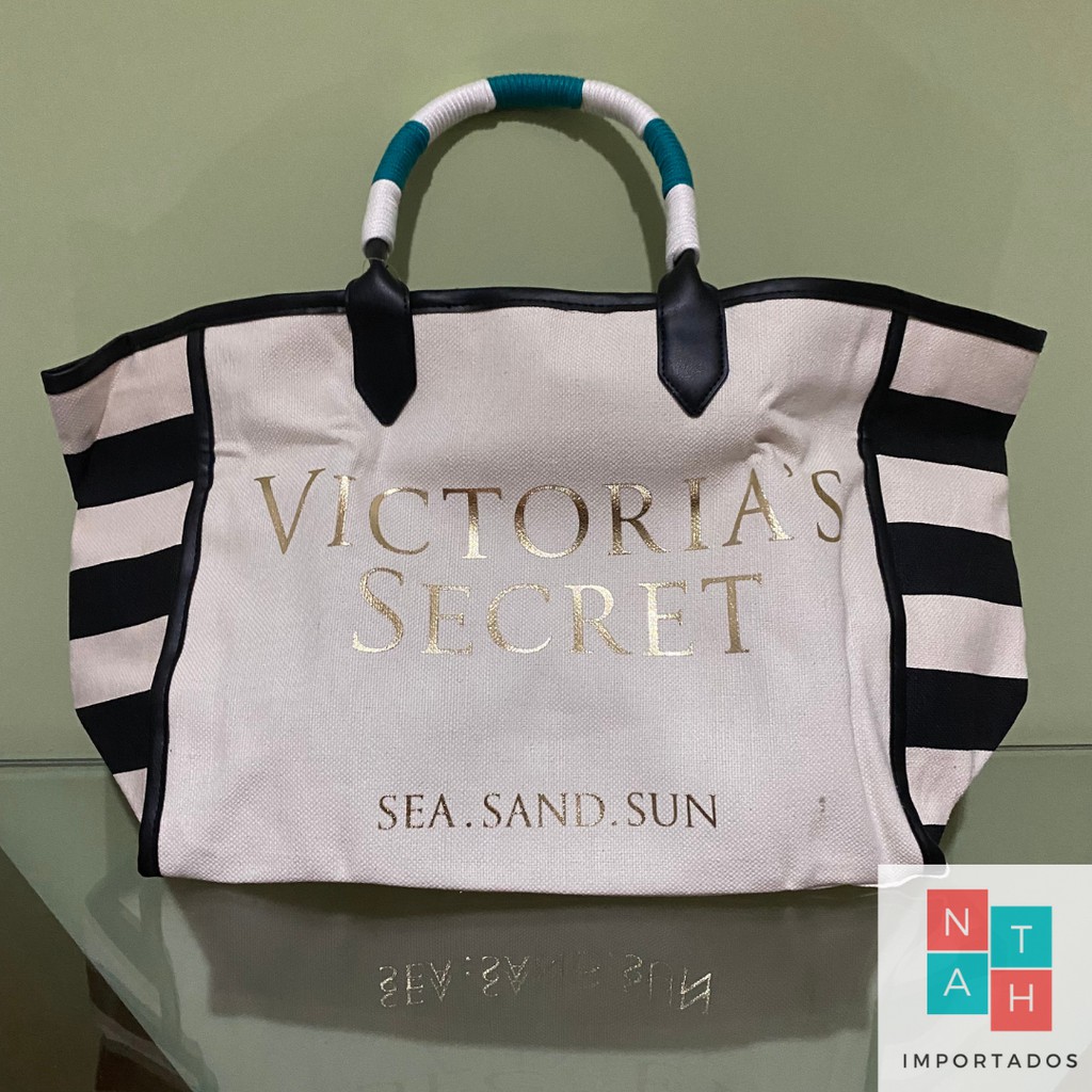 Bolsa de Praia Grande Victoria s Secret Porta Cart o Rosa