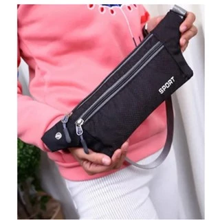 Pochete Cinta PRETA Fitness Impermeável Para Celular Tela 7 Polegadas Guaiaca Corrida e Academia Ultra Slim Porta Dólar em Oferta na Shopee