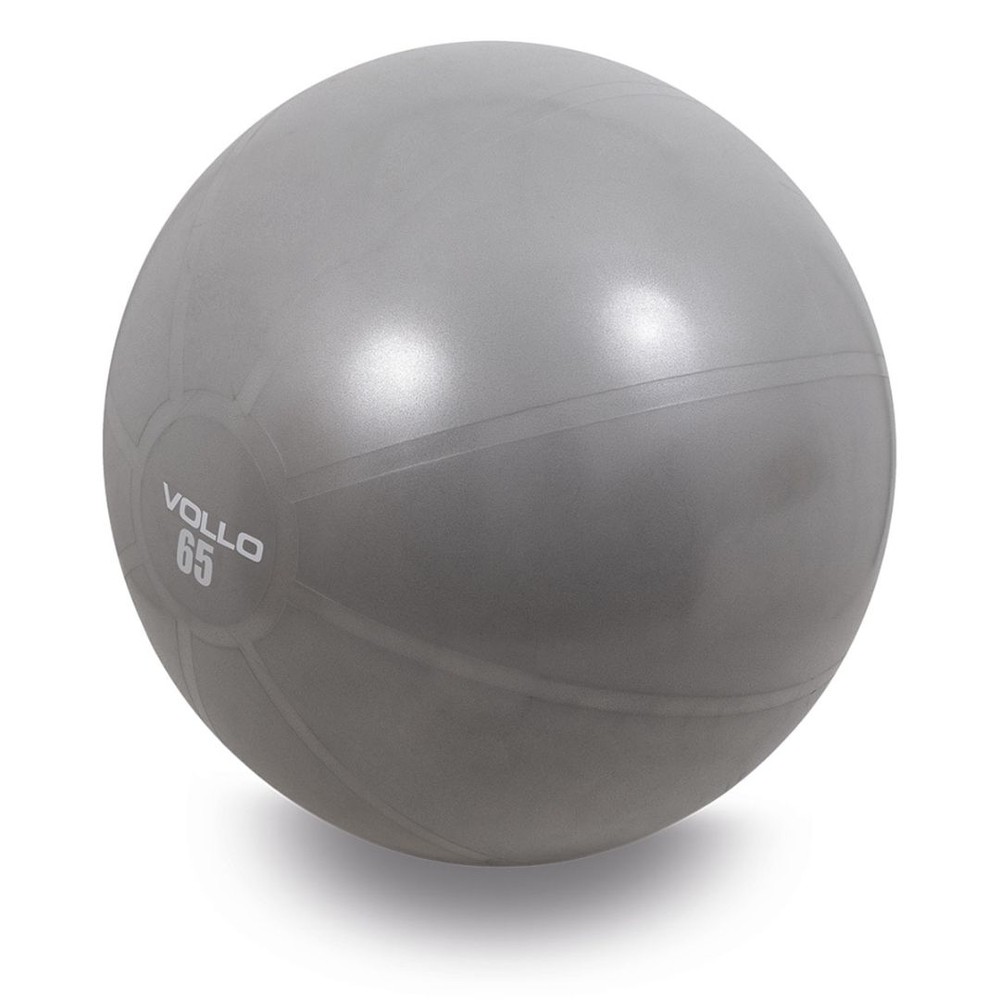 Bola de Pilates 65cm Marca VOLLO acompanha bomba pum de inflar Com Sistema Anti-Estouro
