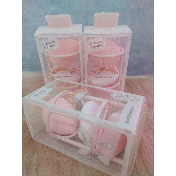 Kit 3 Esponjas com Suporte