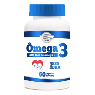 Omega 3 60 capsulas 1000mg 60 cápsulas Mais Nutrition
