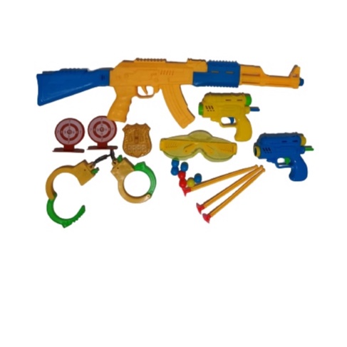 Kit arminha brinquedo nerf metralhadora e pistola barato e frete