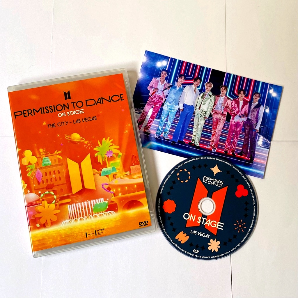 DVD BTS Permission to Dance On Stage Las Vegas 2022 | Shopee Brasil