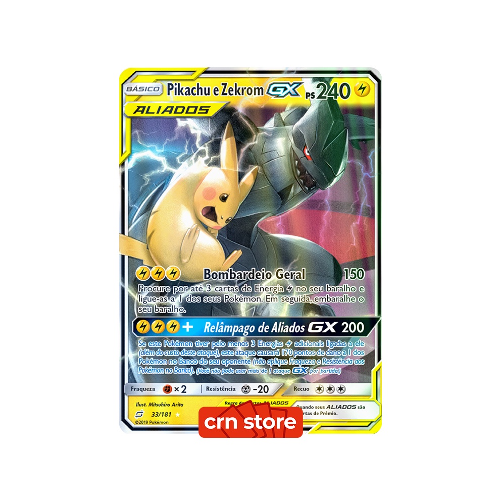 Lata Pokémon Aliados GX - Pikachu e Zekrom! (UNBOXING) 