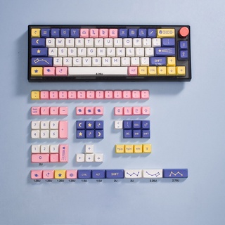 Coelho bonito PBT Key Caps, Perfil XDA, Personalizado Kawaii Dos