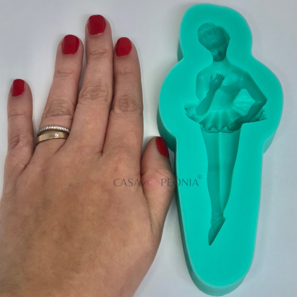 pedonia Molde de Silicone Bailarina Grande Dançarina Ballet Balé Pasta Americana  Biscuit – Prime Chef | Shopee Brasil