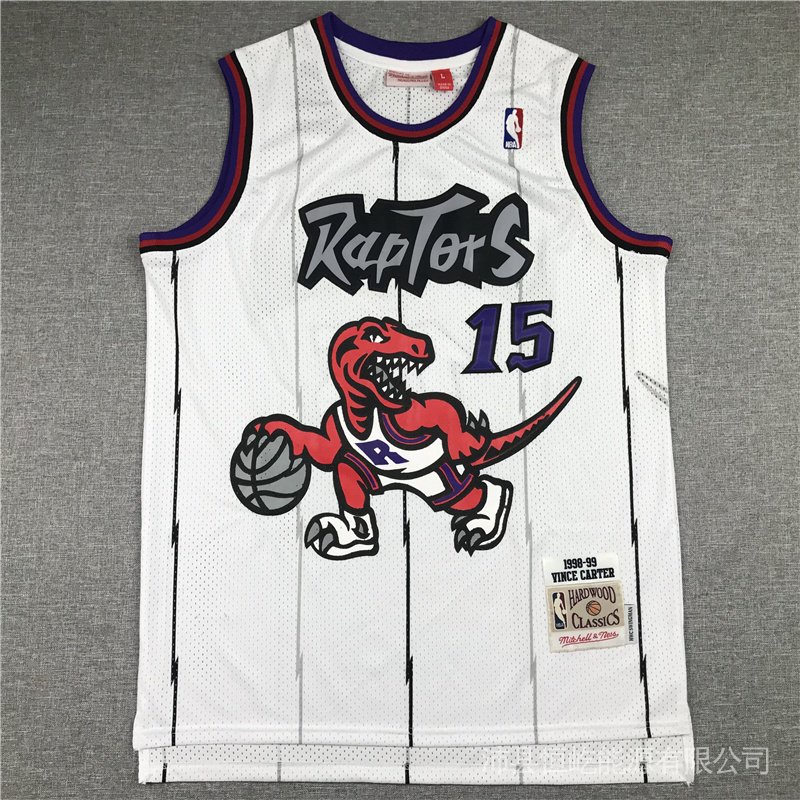 [6 Estilos] Camisas Nba Toronto Raptors 15 # Carter Retro Branco Roxo E Outros Basquete Spo YZbL