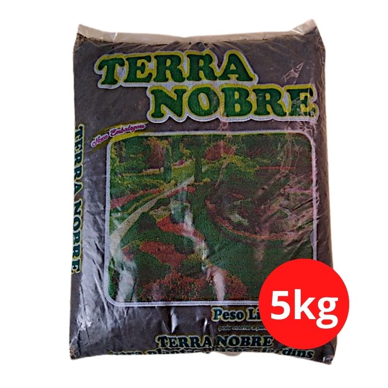 Terra Nobre Vegetal Adubada 5kg | Shopee Brasil