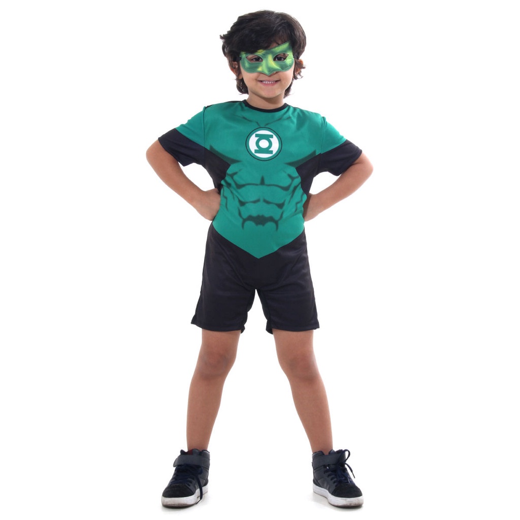 Cosplay Lanterna Verde Profissional Adulto Masculino