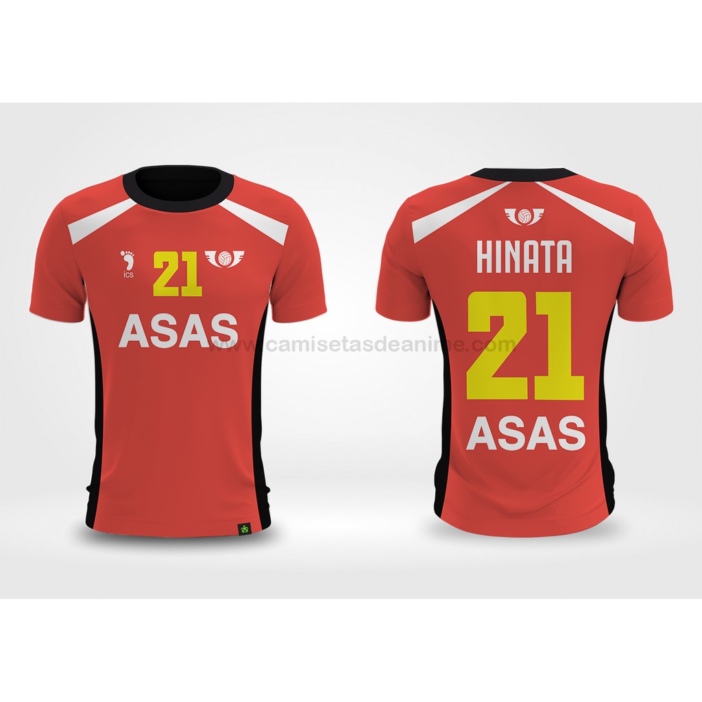 Camiseta masculina Asas Haikyu Anime De volei Arte Camisa Blusa