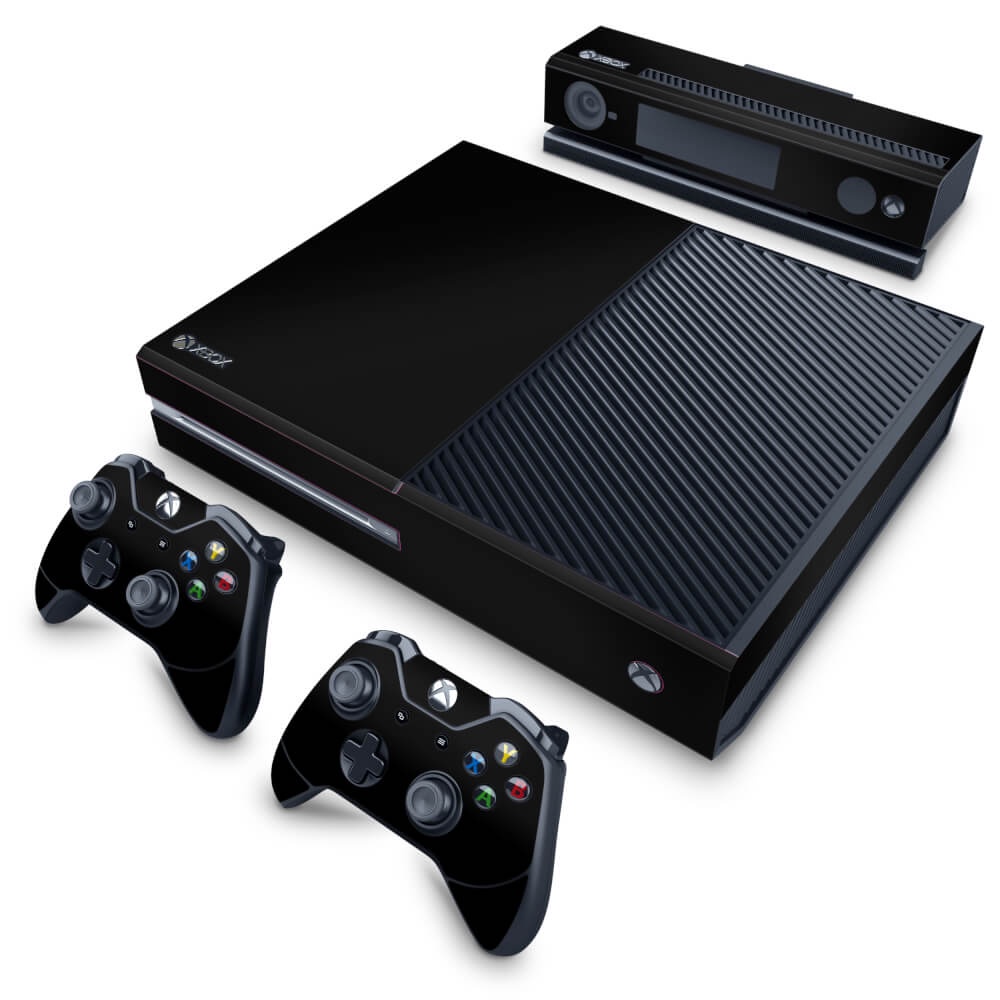 Adesivo Compatível Xbox 360 Super Slim Skin - Preto Black Piano