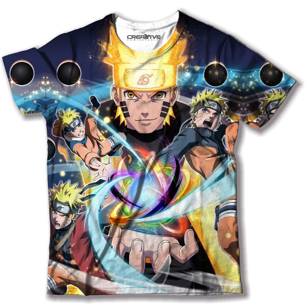 Camiseta Uniforme Quarto Hokage Minato Anime Naruto