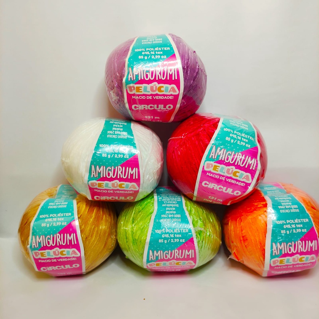 Linha Amigurumi PELUCIA- 131mt. Circulo