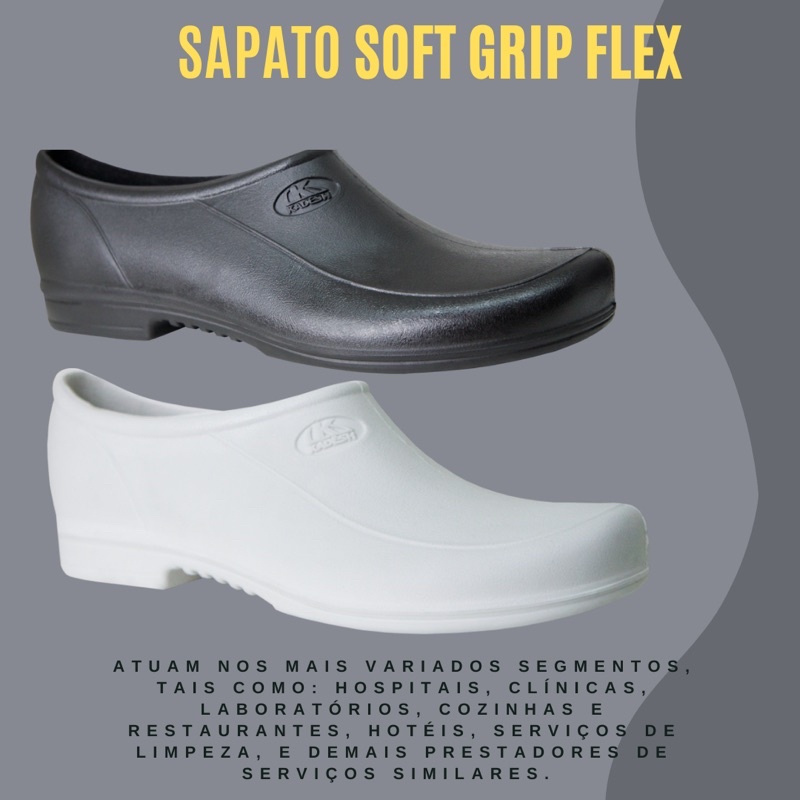 SAPATO SOFT GRIP FLEX EV010 - GMB couros especialista em EPI