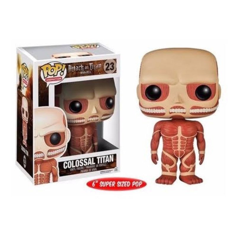 Funko Pop-figuras De Acción De Attack On Titan, Muñecos De Vinilo Blindados Eren 20 Levi 235 239 1169 Colosal Titan 23 Titon 234