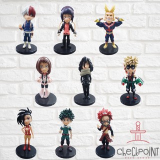 KIT ACTION FIGURES BOKU NO HERO MY HERO ACADEMIA 9 PÇS