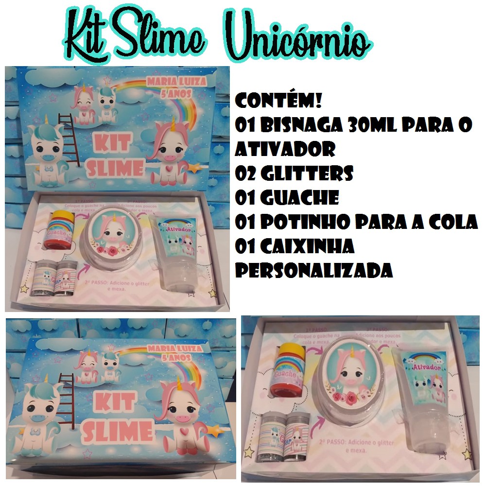 Kit Slime - Embalagens Personalizadas