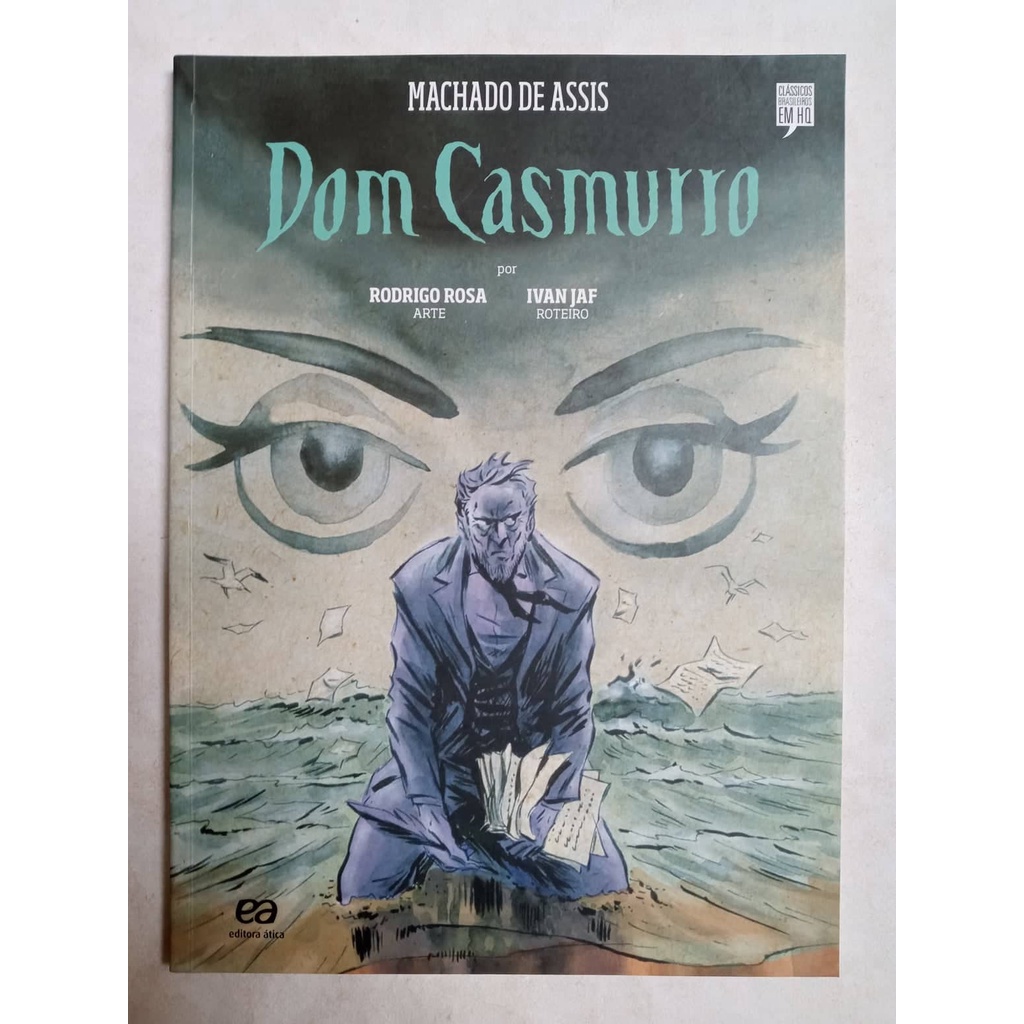 Livro Dom Casmurro em Quadrinhos - Adap. Ivan Jaf