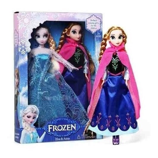 Frozen - Bonecas Elsa, Anna E Olaf - Pronta Entrega 30cm - R$ 99,90