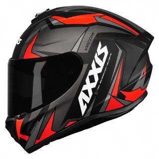 Capacete Fechado Axxis Draken Moto Masculino Feminino Preto e Vermelho