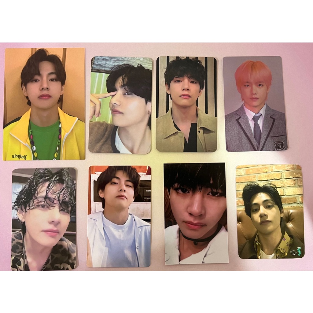 Photocards BTS V/Kim Taehyung | Shopee Brasil