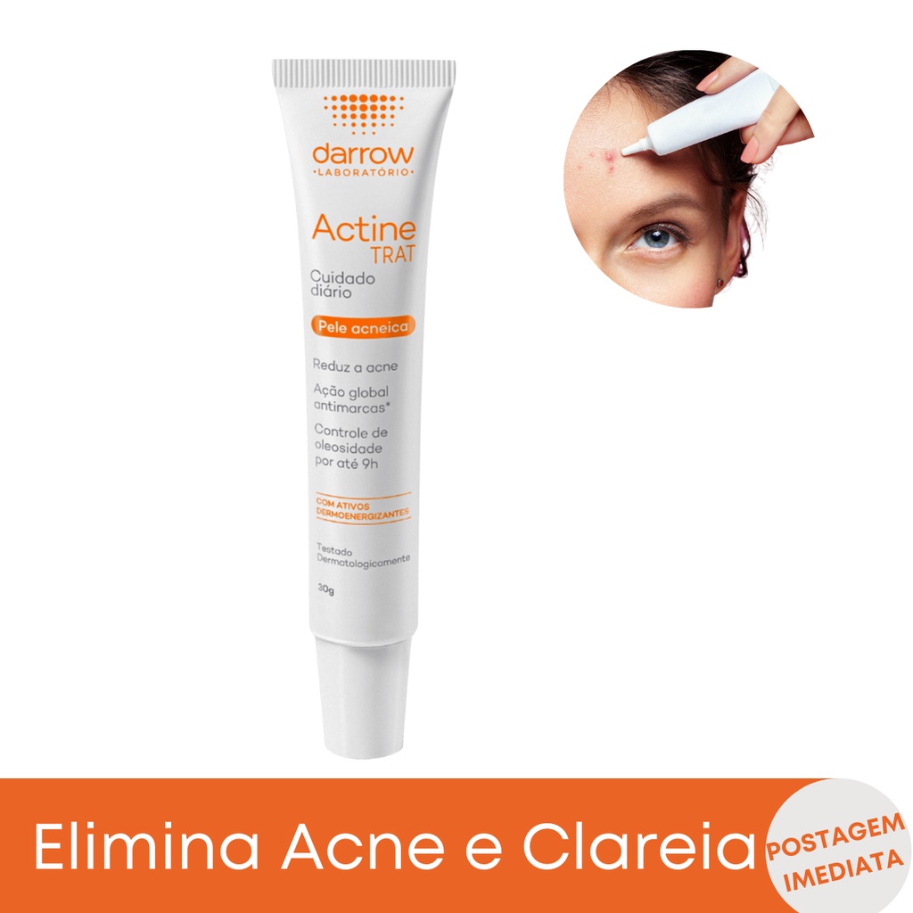 Trat Actine Gel Secativo Para Espinhas Reduz O Brilho E Tira As Manchas 