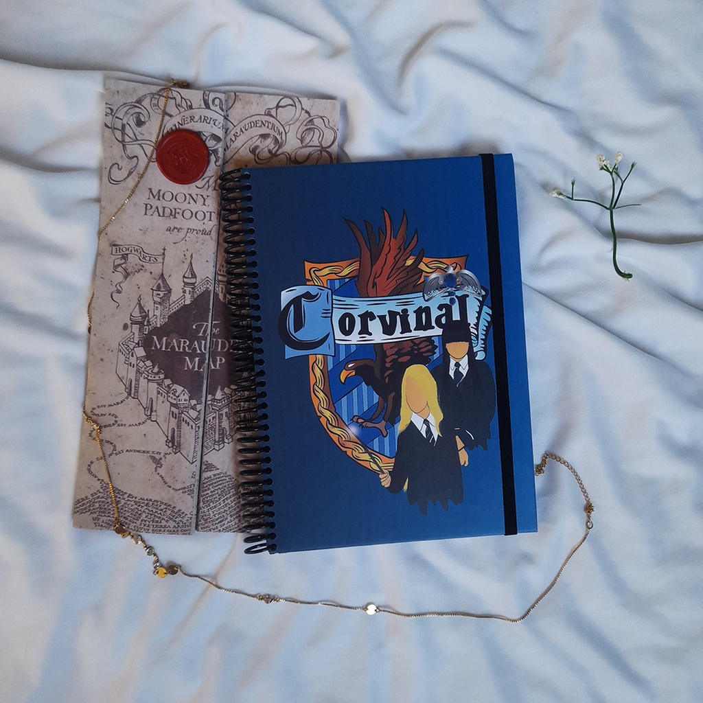 Kit Corvinal: Mapa do Maroto, Carta Aceitação Hogwarts, Colar Luna Lovegood  & Diadema Ravenclaw, Poster - Harry Potter em Promoção na Americanas