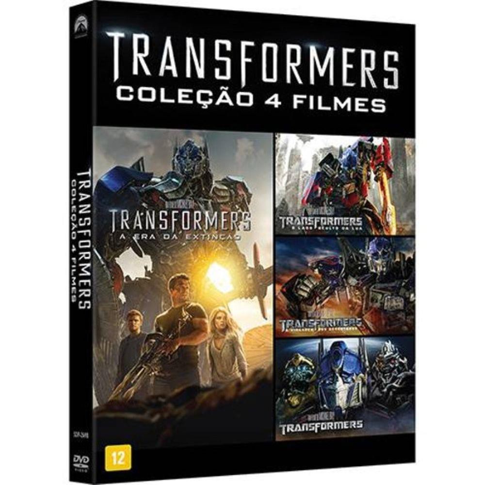 Coleção Dvds Transformers - Filmes Original - Novo
