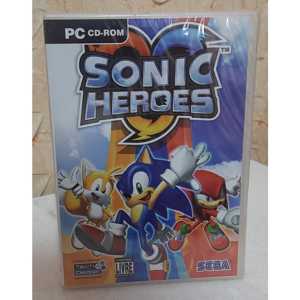 Sonic Heroes PC CDROM Novo Original PC Shopee Brasil