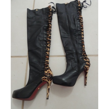 Bota coturno fashion carmen steffens