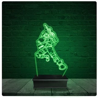 Luminária Abajur Acrílico Led - Fortnite Jogo 03