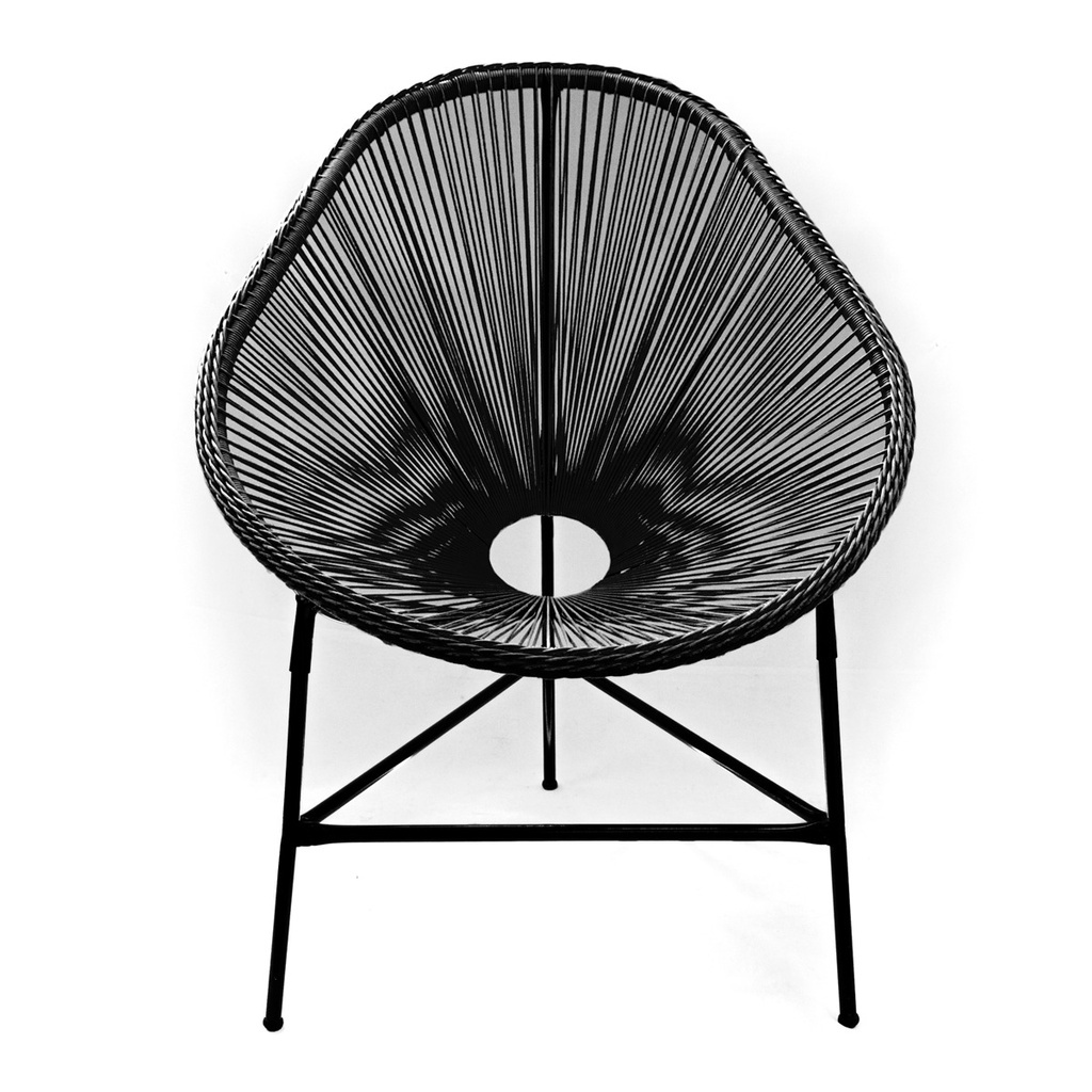 Cadeira Acapulco Poltrona Fibra Sintética Reforçada Borda Trançada