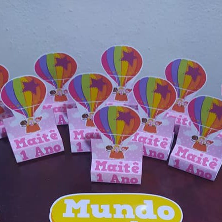 Porta Bis Duplo Personalizado Festa Mundo Bita 10 Unidades