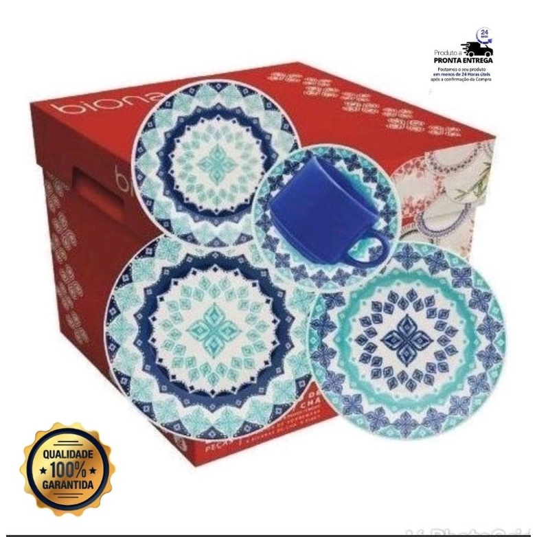 Aparelho de Jantar 20 Peças Conjunto Jantar Jogo Jantar