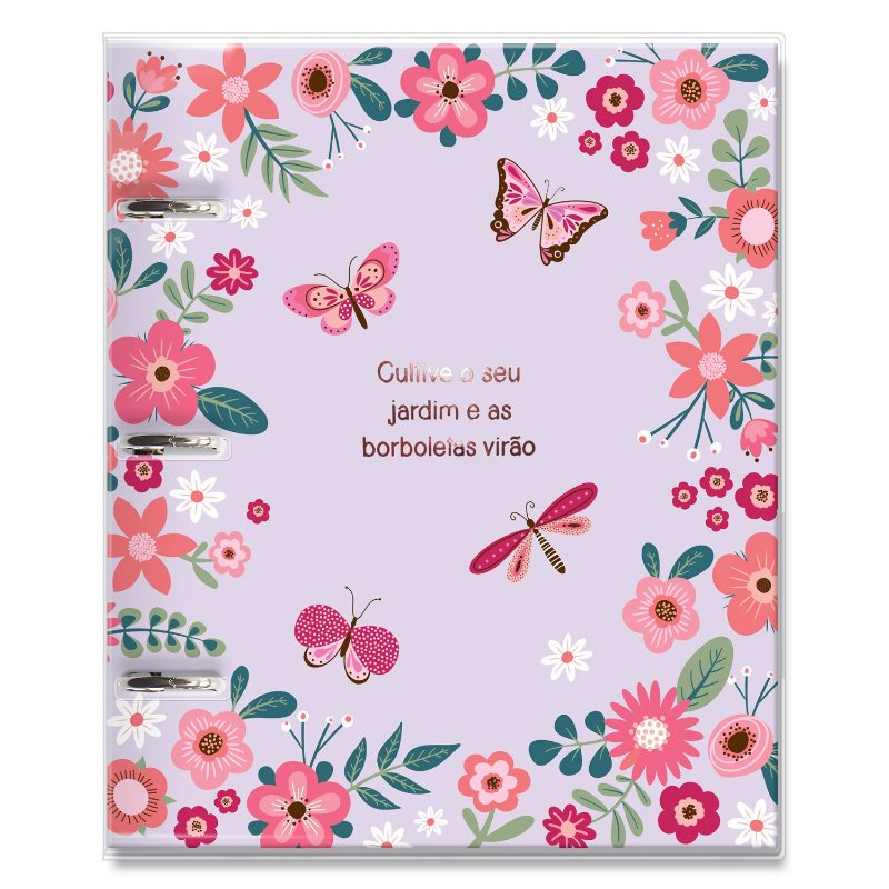 Caderno Argolado Planner Borboletas Fina Ideia Shopee Brasil 0467