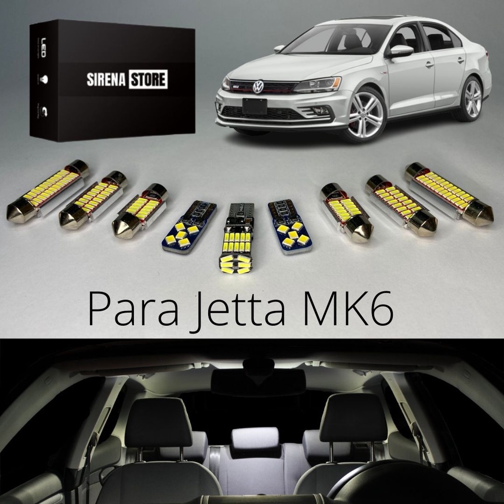 KIT LED INTERIOR Jetta MK6 2011 ATÉ 2017 Cambus de Alta