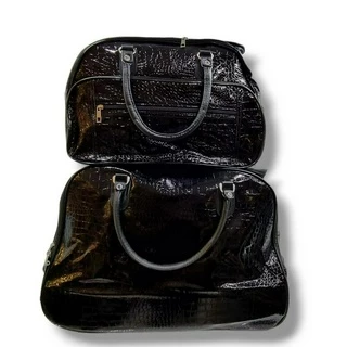 Kit conjunto mala de viagem grande + bolsa de mão