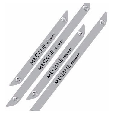 Adesivo Protetor Soleira Carro Renault Megane M01 Sport