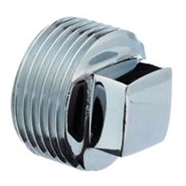 Plug Bujao Tampao Tapa Furo Latao Cromado Rosca Macho 1/2 | Shopee Brasil