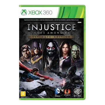 INJUSTICE GODS AMONG US ULTIMATE EDITION XBOX 360 E ONE NOVO JOGO